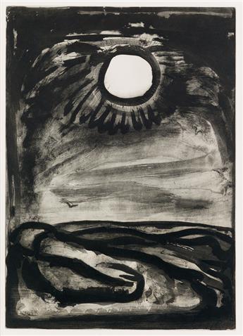 GEORGES ROUAULT Group of 8 aquatints from Miserere.